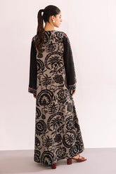 2-Pc Raw-Silk Printed Shirt with Inner Shirt CPM-3-243